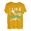 Wandern Bierfan I like Beer and Hiking lustig Naturburschen T-Shirt