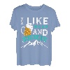 Wandern Bierfan I like Beer and Hiking lustig Naturburschen T-Shirt