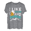 Wandern Bierfan I like Beer and Hiking lustig Naturburschen T-Shirt