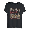 Dieser Typ liebt es, mit seiner Frau Mountain Hiker zu wandern T-Shirt