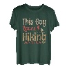 Dieser Typ liebt es, mit seiner Frau Mountain Hiker zu wandern T-Shirt