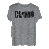 Retro Graphic Climbing Bouldern Rock Climber Mountaineer T-Shirt