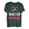 Wander Women Damen Mädchen Berge Bergsteiger Wandern T-Shirt