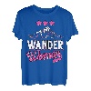 Wander Women Damen Mädchen Berge Bergsteiger Wandern T-Shirt