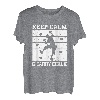 Keep Calm & Carry Chalk Kletterer Sportklettern Bouldern T-Shirt