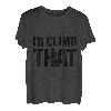 Ich würde diesen Felsen erklimmen Klettern Bouldern Climber Rock Boulder T-Shirt