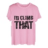 Ich würde diesen Felsen erklimmen Klettern Bouldern Climber Rock Boulder T-Shirt
