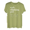 Lustiges Sport-T-Shirt zum Klettern für Mädchen mit Wörterbuchdefinition T-Shirt