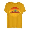 Retro Mountain Sunset Vintage Landschaft T-Shirt