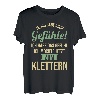 Bergsteigen Bouldern Klettern Kletterer T-Shirt