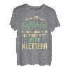 Bergsteigen Bouldern Klettern Kletterer T-Shirt