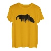 Bär Wald Natur Landschaft Silhouette Minimalismus Tier T-Shirt