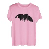 Bär Wald Natur Landschaft Silhouette Minimalismus Tier T-Shirt
