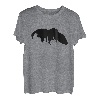 Bär Wald Natur Landschaft Silhouette Minimalismus Tier T-Shirt