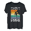 Das Leben ist besser mit Kreide an den Händen Rock Climber Boulder T-Shirt
