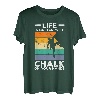 Das Leben ist besser mit Kreide an den Händen Rock Climber Boulder T-Shirt
