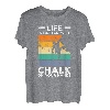 Das Leben ist besser mit Kreide an den Händen Rock Climber Boulder T-Shirt