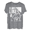 Climb Like A Girl - Sports Bouldering Hapfox Climber Boulderer T-Shirt