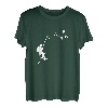 Herzschlag Herzlinie Herzfrequenz Kletterer T-Shirt