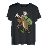 Pilger T-Shirt | Wanderer Jakobsweg Bergsteiger Elch T-Shirt