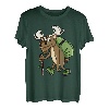 Pilger T-Shirt | Wanderer Jakobsweg Bergsteiger Elch T-Shirt