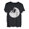 Mond Seilkletterer Klettern Bouldern T-Shirt