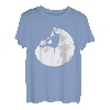 Mond Seilkletterer Klettern Bouldern T-Shirt