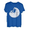 Mond Seilkletterer Klettern Bouldern T-Shirt