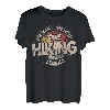 Die Wandern Legende Retro Bergsteigen Herren Wandern T-Shirt