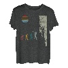 Bouldern Evolution Bergsteigen Klettern Vintage Retro T-Shirt