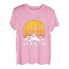 Mehr Wandern Weniger Sorgen Spruch Berg Ausflug Geschenk T-Shirt