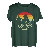 Dolomiten Südtirol Ich liebe Retro Bergsteiger T-Shirt