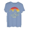 Dolomiten Südtirol Ich liebe Retro Bergsteiger T-Shirt