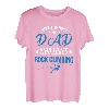 Herren Dad who loves rock climbing - Bouldern Boulderer Kletterer T-Shirt