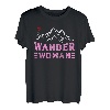 Wanderwoman Bergsteigen Wandern Hiking Frauen Bergfan T-Shirt