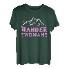 Wanderwoman Bergsteigen Wandern Hiking Frauen Bergfan T-Shirt