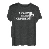 I Came I Saw I Climbed Kletterer Sportklettern Bouldern T-Shirt