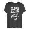 Wir stehen nie mit dem Rücken zur Wand beim Bouldern T-Shirt