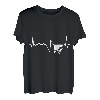 Bergsteigen Herzschlag Bouldern Klettern Kletterer T-Shirt
