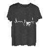 Bergsteigen Herzschlag Bouldern Klettern Kletterer T-Shirt
