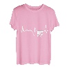 Bergsteigen Herzschlag Bouldern Klettern Kletterer T-Shirt
