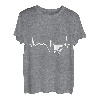 Bergsteigen Herzschlag Bouldern Klettern Kletterer T-Shirt