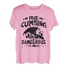 Free Climbing Isn't Dangerous Falling Is Climbing Bouldern T-Shirt