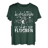 Ich werde nicht aufgeben Wandern Alpen Berge Wanderer Spruch T-Shirt