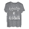 Ich werde nicht aufgeben Wandern Alpen Berge Wanderer Spruch T-Shirt