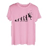Kletterer Bergsteiger Evolution Kletterwand Kletterhalle T-Shirt