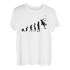 Kletterer Bergsteiger Evolution Kletterwand Kletterhalle T-Shirt