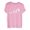 Kletterer Bergsteiger Evolution Kletterwand Kletterhalle T-Shirt