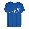 Kletterer Bergsteiger Evolution Kletterwand Kletterhalle T-Shirt