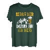 Berge Und Bier Darum Bin Ich Hier Outdoor Wandern Klettern T-Shirt